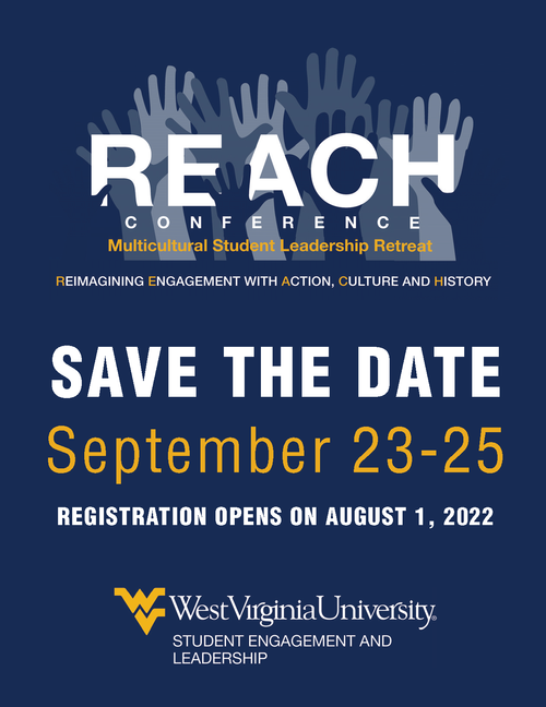 REACH Conference, Save the date, September 23-25, 2022. Registration opens on August 1, 2022.